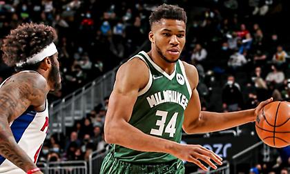 Εκτός ο ασθενής Γιάννης Αντετοκούνμπο με Ράπτορς