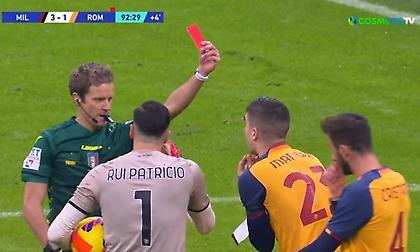 Αποβλήθηκε και πέταξε το περιβραχιόνιο στον διαιτητή ο Μαντσίνι