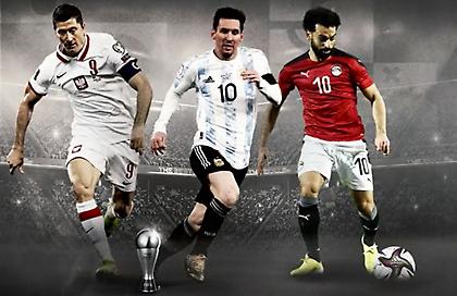 FIFA Awards: Λεβαντόφσκι, Μέσι και Σαλάχ οι φιναλίστ για τον καλύτερο παίκτη!