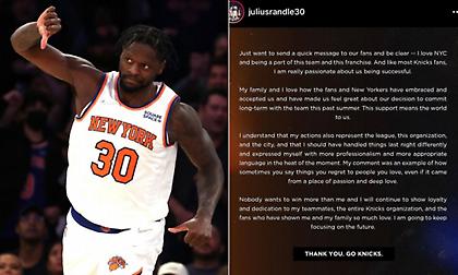 Ζήτησε «συγγνώμη» από τους φίλους των Νικς ο Ραντλ