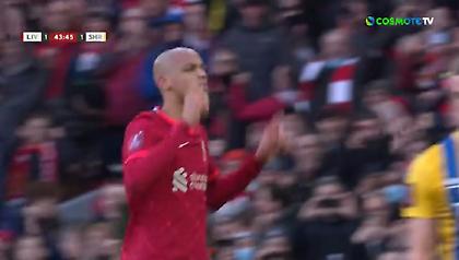 Το έφερε… τούμπα πριν το ημίχρονο η Λίβερπουλ