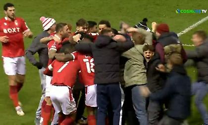 Ο Γκράμπαν ξέρανε την Άρσεναλ και οι φίλοι της Νότιγχαμ μπούκαραν στο γήπεδο!