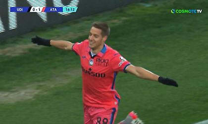 Πάσαλιτς και Μουριέλ βάζουν την Αταλάντα σε θέση οδηγού κόντρα στην Ουντινέζε