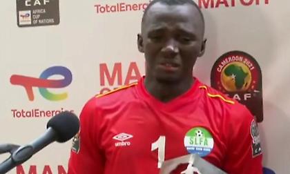 Ξέσπασε σε κλάματα ο MVP της Σιέρα Λεόνε, Mοχάμεντ Καμαρά!