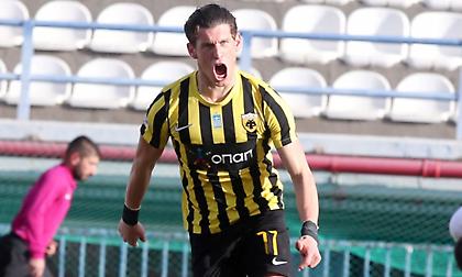 Σόου Γιούση στο ΑΕΚ Β’- Λεβαδειακός: Τα δυο γκολ που πέτυχε στο 2-1 του ημιχρόνου