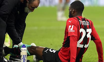 Μίλαν: Νοκ-άουτ για έναν μήνα ο Τομόρι