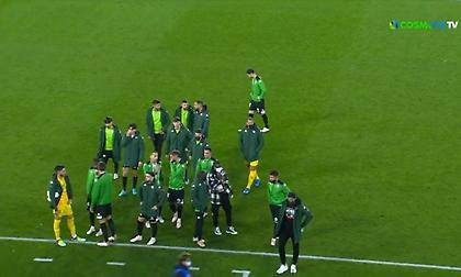 Χειροκρότησαν τους παίκτες της ομάδας τους οι οπαδοί της Μπέτις