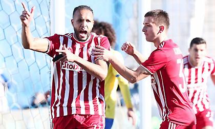 Η άψογη συνεργασία Βαλμπουενά-Ελ Αραμπί για το 0-1 του Ολυμπιακού!