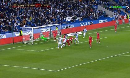 Ο Γιανουζάι άνοιξε το σκορ για την Σοσιεδάδ κόντρα στην Ατλέτικο