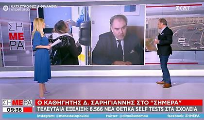 Σαρηγιάννης σε ΣΚΑΪ: Υπάρχει νέα μετάλλαξη, ίσως πιο μεταδοτική - Πώς σχετίζεται με την Όμικρον