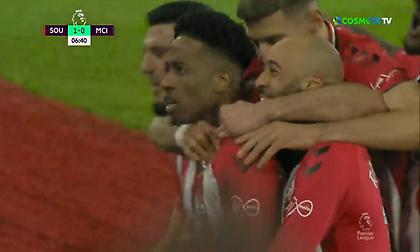 Στα σκοινιά η Σίτι: 1-0 η Σαουθάμπτον με καταπληκτικό σουτ του Γουόκερ-Πίτερς!