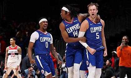 Οι Κλίπερς των ανατροπών: Τρίτη επιστροφή από 24+ πόντους φέτος