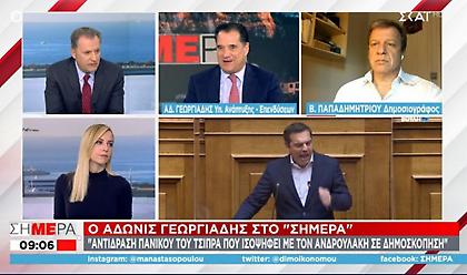 Γεωργιάδης: Είσαι ο Τσίπρας και μιλάς για καταστροφές μετά τη Μάνδρα και το Μάτι;