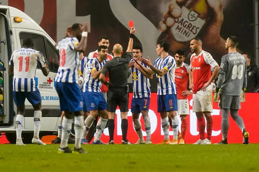 O διαιτητής της Τούμπας, Γκοντίνιο, είχε δεχτεί απειλές μετά από αποβολή παίκτη της Πόρτο