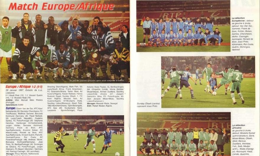 Το πρώτο και μοναδικό All Star Game στο ποδόσφαιρο: Ευρώπη-Αφρική το 1997