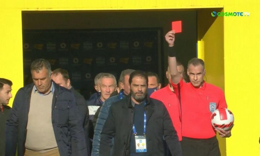 Αποβλήθηκε ο τεχνικός διευθυντής του Παναιτωλικού, Μπελεβώνης