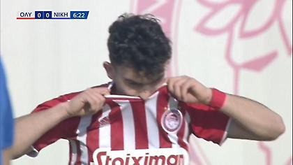 Ολυμπιακός Β'-Νίκη Βόλου: Αστόχησε σε πέναλτι ο Κωστή