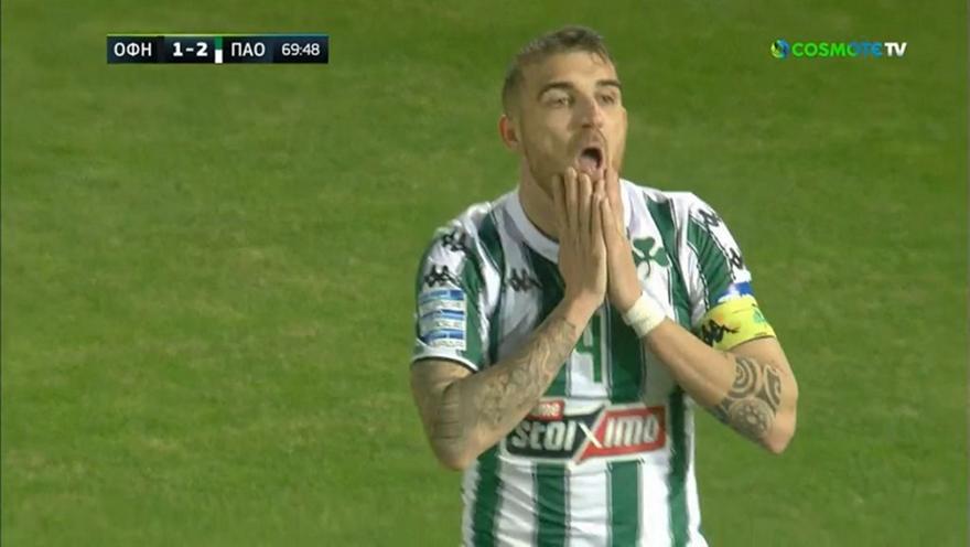 Η κεφαλιά του Βέλεθ σταμάτησε στο δοκάρι