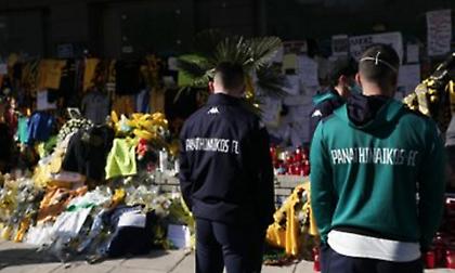 «Ποτέ ξανά. Καλό ταξίδι Άλκη»: Παίκτες του Παναθηναϊκού βρέθηκαν στο σημείο της δολοφονίας του Άλκη