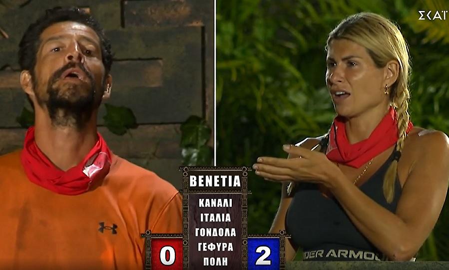 Survivor: Η Ευρυδίκη τα έκανε θάλασσα στη Γεωγραφία