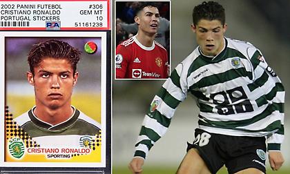 Χαρτάκι Panini του Κριστιάνο Ρονάλντο δημοπρατήθηκε για 70.000 ευρώ