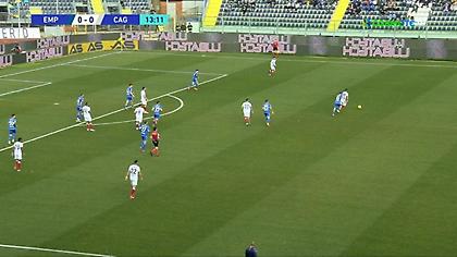 Τα highlights από την ισοπαλία της Έμπολι με την Κάλιαρι