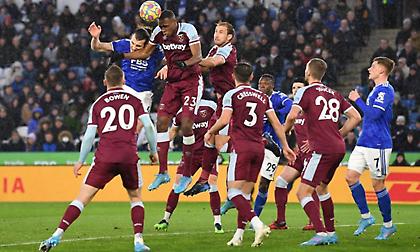 Χάλασε την ανατροπή της Λέστερ στα... χασομέρια η Γουέστ Χαμ!