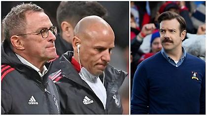 Παίκτες της Μάντσεστερ Γιουνάιτεντ αποκαλούν… Τεντ Λάσο τον βοηθό του Ράνγκνικ - Έξαλλος ο Νέβιλ