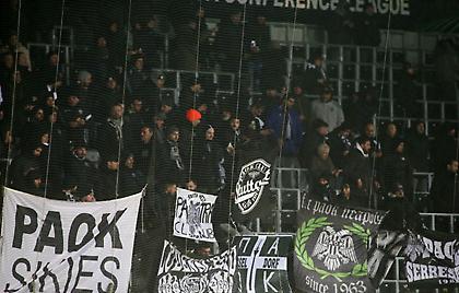 «Καυτή» ατμόσφαιρα από τους οπαδούς του ΠΑΟΚ στη Δανία