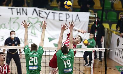 Παναθηναϊκός-Ολυμπιακός 3-1 σετ