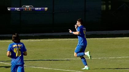 Έσπασε το... ρόδι για την ΑΕΚ Β’ ο Γκολφίνος