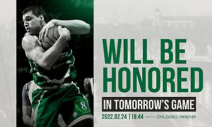 Ζαλγκίρις και Ρεάλ θα τιμήσουν τον Ματσιούλις