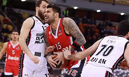 Ολυμπιακός-Μιλάνο (4ο δεκάλεπτο)