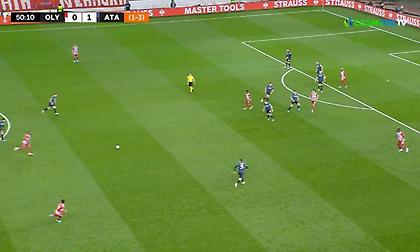 Απείλησε με κεφαλιά ο Τικίνιο, άουτ η μπάλα