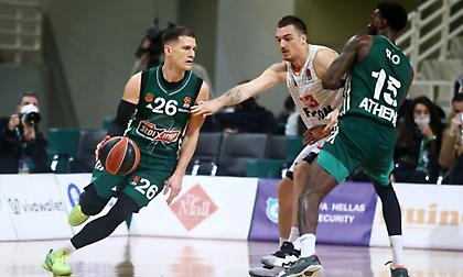 Με Νέντοβιτς και Παπαγιάννη (!), χωρίς Γουάιτ κόντρα στον Ερυθρό Αστέρα ο Παναθηναϊκός