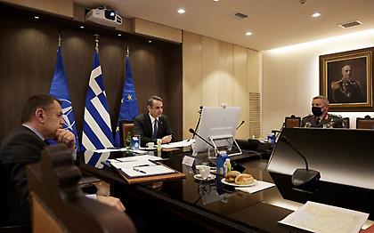 Μητσοτάκης στη Σύνοδο Κορυφής του ΝΑΤΟ: Όλα τα κράτη-μέλη να εφαρμόσουν κυρώσεις έναντι της Ρωσίας