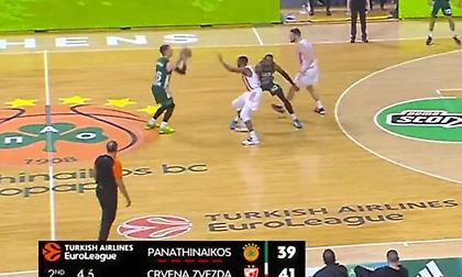 Το απίθανο τρίποντο του Νέντοβιτς από το κέντρο!