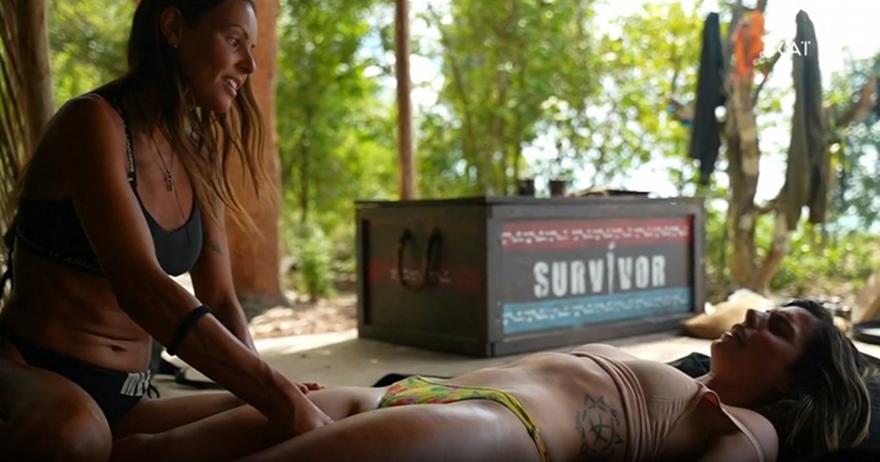 Survivor: Η Σοφιάννα έκανε μασάζ στη Σταυρούλα
