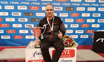 Σγουρόπουλος και Παρίδη πρωταθλητές Ελλάδας 2022 στο πινγκ πονγκ