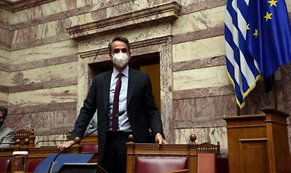 Live η τριτολογία Μητσοτάκη στην συζήτηση για την Ουκρανία