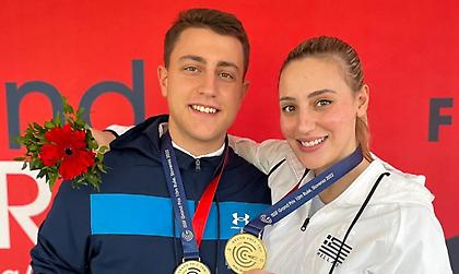 Χάλκινοι στο μεικτό τα αδέρφια Κορακάκη