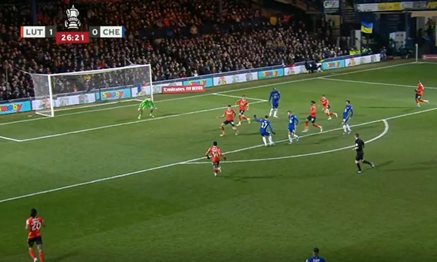 Λούτον-Τσέλσι: Το πρώτο γκολ του Σαούλ