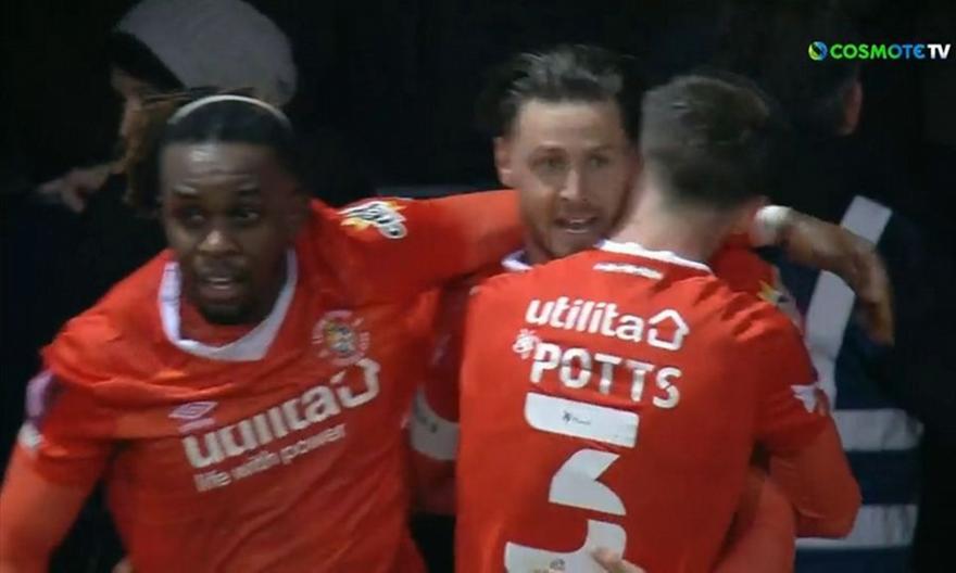 Λούτον-Τσέλσι: Το γκολ του Κόρνικ για το 2-1