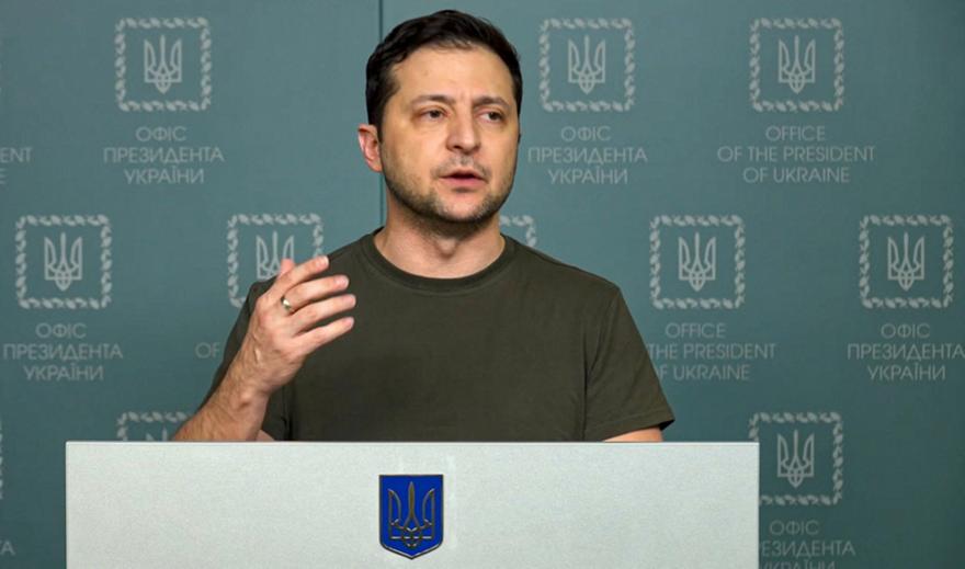 Ζελένσκι: Κατηγορεί τη Ρωσία για «πυρηνική τρομοκρατία»