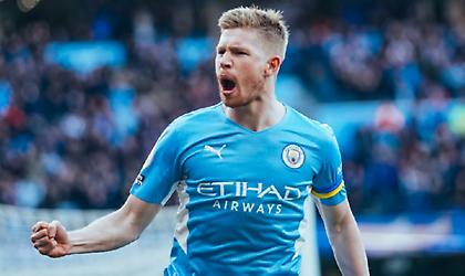 Ισοφάρισε προσωρινά ο Σάντσο, το έκανε 2-1 ξανά ο Ντε Μπρόινε!