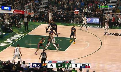 Τα highlights από τη νίκη των Μπακς επί των Σανς