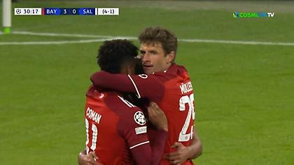 Διαγώνιο σουτ ο Γκνάμπρι και 4-0 η Μπάγερν