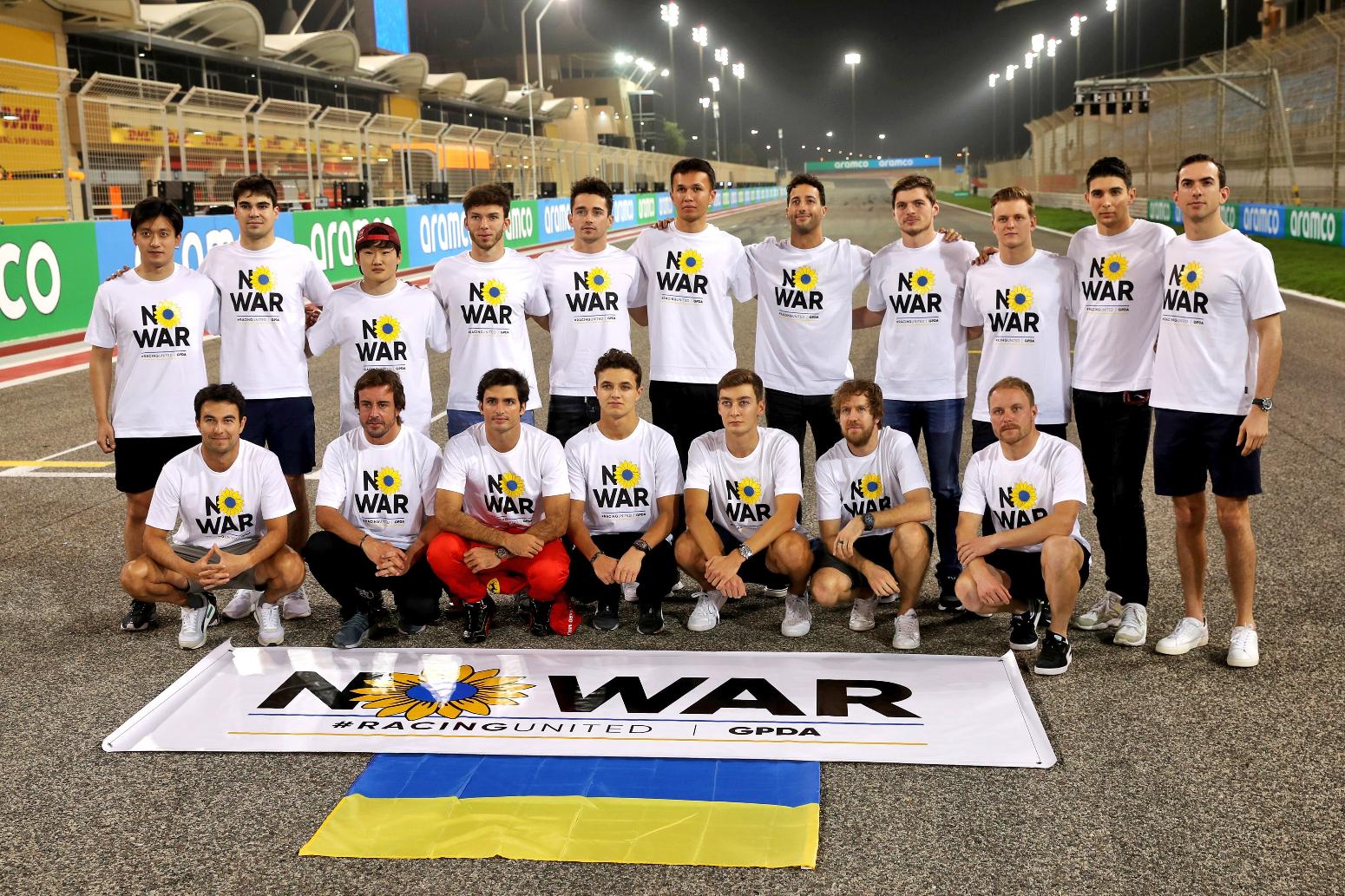 F1: Το μήνυμα υπέρ της Ουκρανίας και κατά του πολέμου
