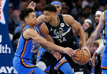 Η MVP εμφάνιση του Γιάννη με 39 πόντους στην Οκλαχόμα