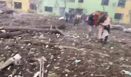 Συγκλονιστικό βίντεο από το Νοσοκομείο Παίδων στη Μαριούπολη: 17 τραυματίες από τον βομβαρδισμό!